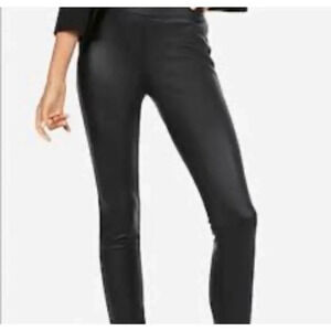 Lulu’s Party in‎ the Front Black Vegan Leather Leggings